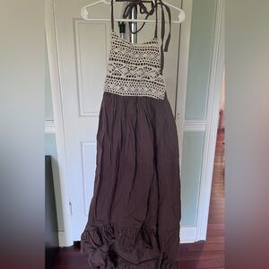 Indie blue maxi dress